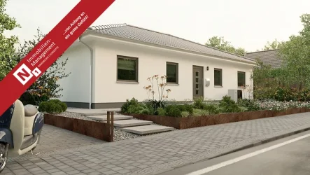 Straßenseite - Haus kaufen in Fischbach - Neubau Bungalow mit Grundstück in Fischbach