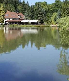 Immobilien mit Herz - Gastgewerbe/Hotel kaufen in Springe - #Waldhotel am See mit Gastronomie + 3 Wohnungen