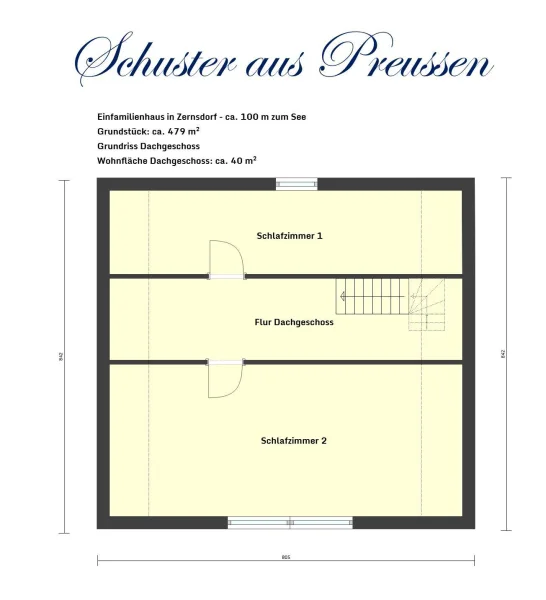 Grundriss DG Zernsdorf