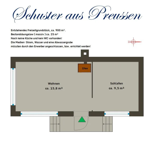 Grundriss Bungalow