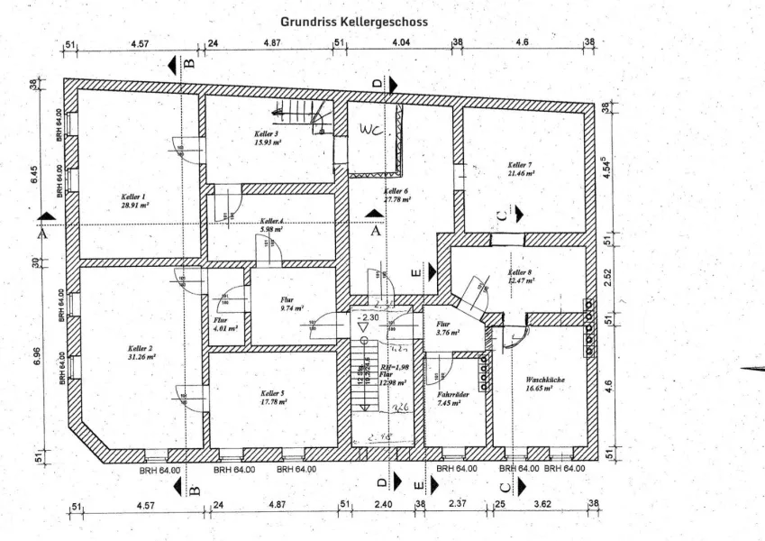 Grundriss Kellergeschoss