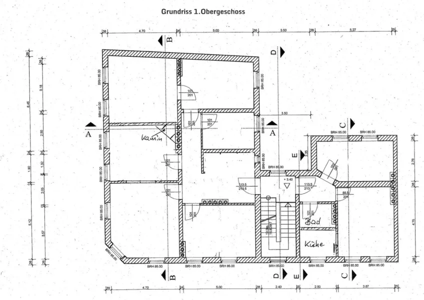 Grundriss 1.Obergeschoss