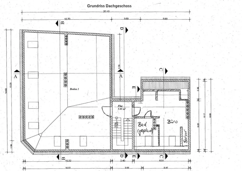 Grundriss Dachgeschoss