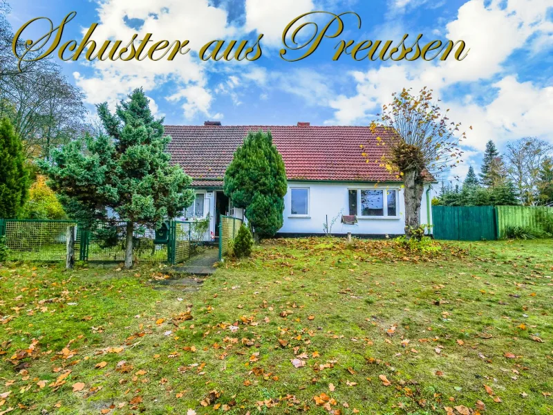 2 Haushälften in der Uckermark - Haus kaufen in Templin - Schuster aus Preussen - Uckermark - großes Grundstück mit großem - entwicklungsfähigem Haus - 7 Zimmer - 2.883 m² Grund