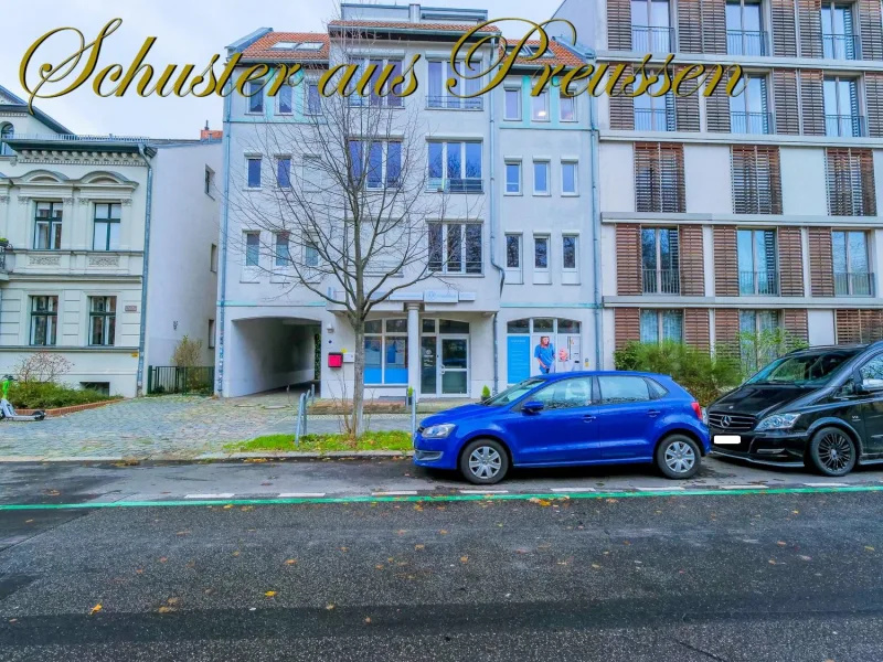 das Gebäude - Büro/Praxis kaufen in Berlin - Schuster aus Preussen - Komponistenviertel - Büro-, Praxis- Ladeneinheit in Weißensee zu verkaufen - ca. 83 m²
