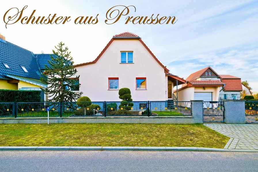 Einfamilienhaus in Zepernick - Haus kaufen in Panketal - Schuster aus Preussen - Zepernick Ruhiglage - Einfamilienhaus mit 5 Räumen auf ca. 1.100 m² - teilbarem und weiter bebaubarem - Grundstück