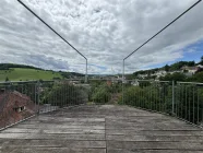 Balkon und Ausblick Dachgeschosswohnung