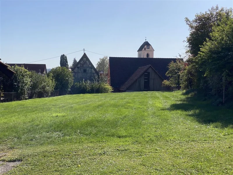 Blick Richtung Dorfkern - Haus kaufen in Ammerbuch - Wohnen, wo andere Urlaub machen!