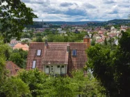 Panorama Tübinger Altstadt und Schwäbische Alb