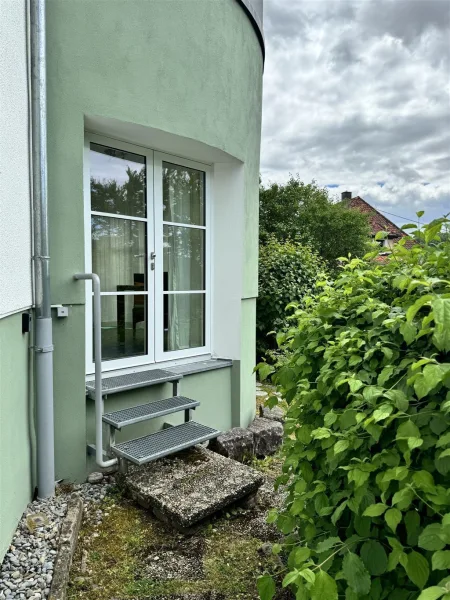 Zugang zur Gartengeschosswohnung