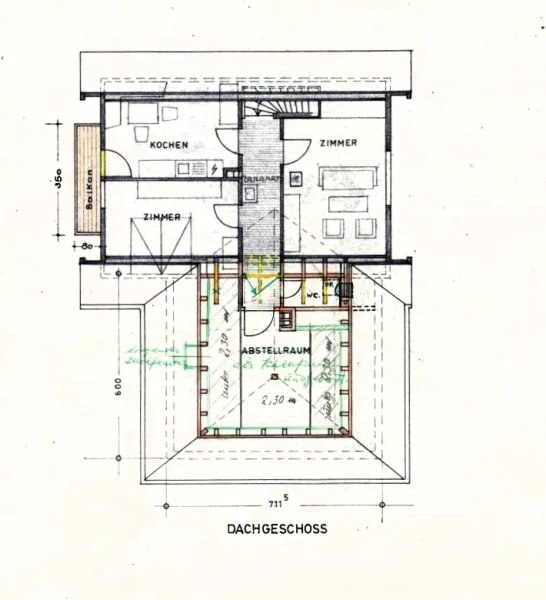 Grundriss Dachgeschoss