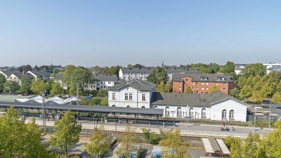 Ausblick auf den Bahnhof