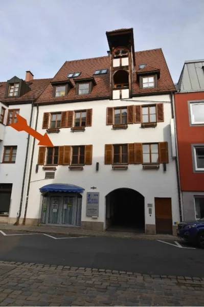 Straßenansicht - Büro/Praxis mieten in Amberg - Büro/ Kanzlei/ Praxisräume in der Amberger Altstadt