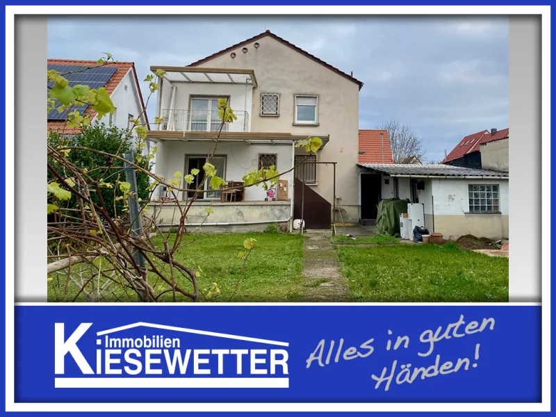  - Haus kaufen in Worms-Pfeddersheim - Zweifamilienhaus in Worms-Pfeddersheim: Viel Raum für Gestaltung in Top-Lage