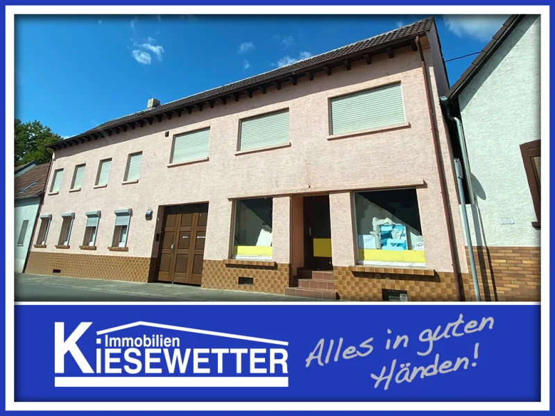  - Haus kaufen in Worms-Horchheim - Wohnen, Vermieten und Entfalten in zwei Zweifamilienhäusern mit Gewerbeeinheit in Worms-Horchheim