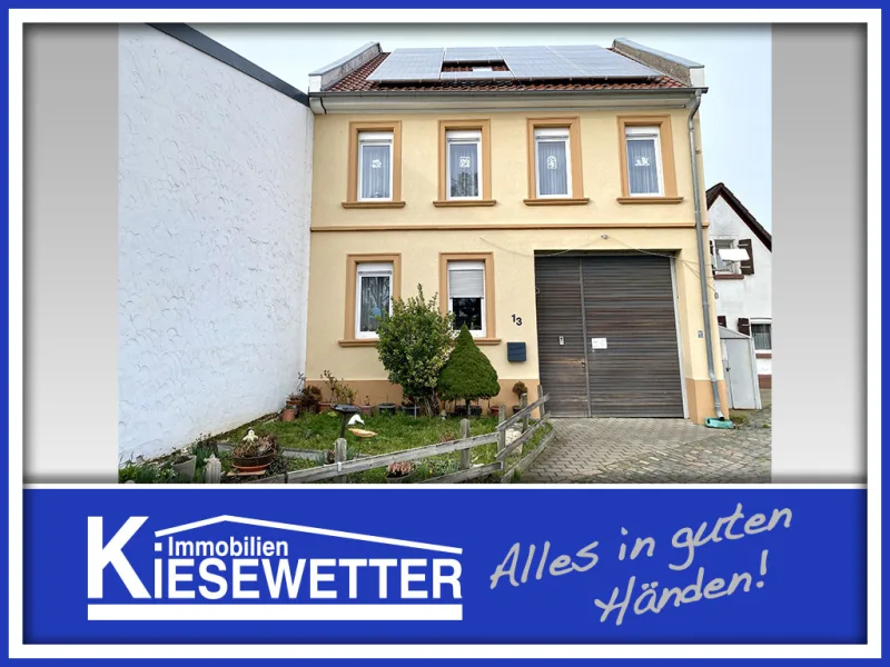  - Haus kaufen in Flörsheim-Dalsheim / Dalsheim - Perfekte Investition: Zwei Wohnungen, große Scheune, ein Grundstück, endlose Möglichkeiten