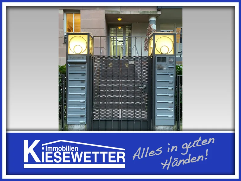  - Wohnung kaufen in Worms - Provisionsfreie Hochparterre Wohnung  Wasserturmstraße in Worms - Dachterrassenmitbenutzung, Aufzug