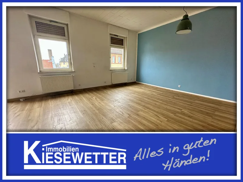  - Wohnung kaufen in Worms - Gewerbeschulstraße in Worms - 3 ZKB-Wohnung- Balkon - Altbau Charme zum Greifen nah (360° Rundgang)