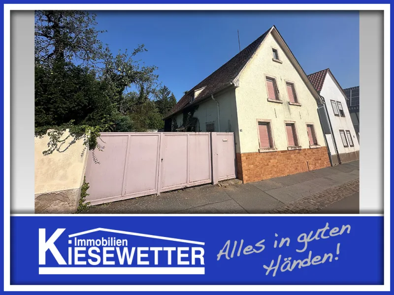  - Haus kaufen in Worms - Exklusives Grundstück mit Abrisshaus in Top-Lage von Worms-Hochheim – Ihre Chance zur Neugestaltung