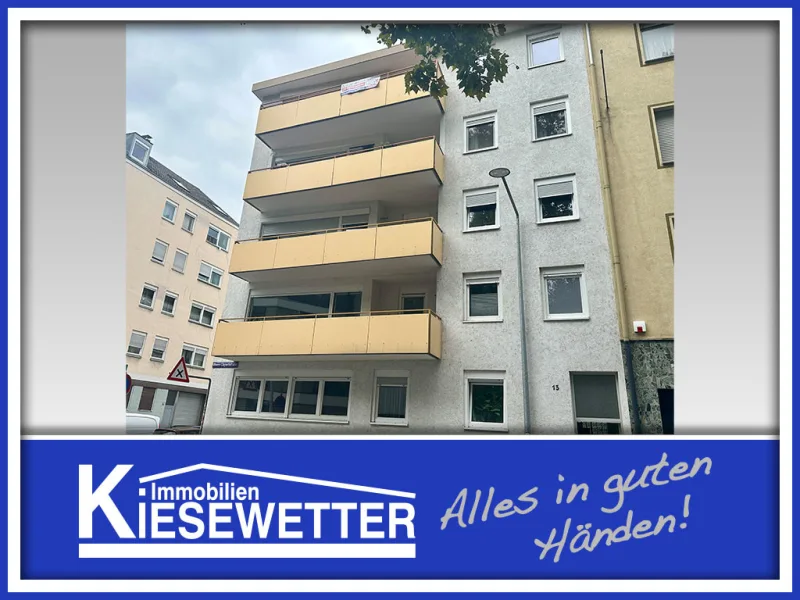  - Wohnung kaufen in Mannheim - Attraktive freistehende 3-Zimmer-Wohnung mit Balkon in Mannheim-Neckarstadt-Ost (360° Tour)