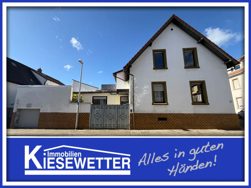  - Haus kaufen in Worms-Herrnsheim - 2-Familienhaus in ruhiger Lage von Herrnsheim - EG vermietet, DG frei, Garage, Balkon