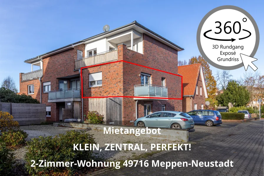  - Wohnung mieten in Meppen - KLEIN, ZENTRAL, PERFEKT!