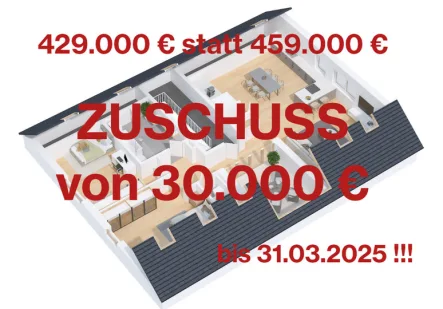 Zuschuss 30.000 € - Wohnung kaufen in Maxhütte-Haidhof - Top-DEAL: NEUBAU Traumwohnungen – JETZT mit 30.000 € Zuschuss vom Bauträger beim Kauf bis 31.03.25!