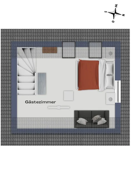 Gästehaus Schlafzimmer