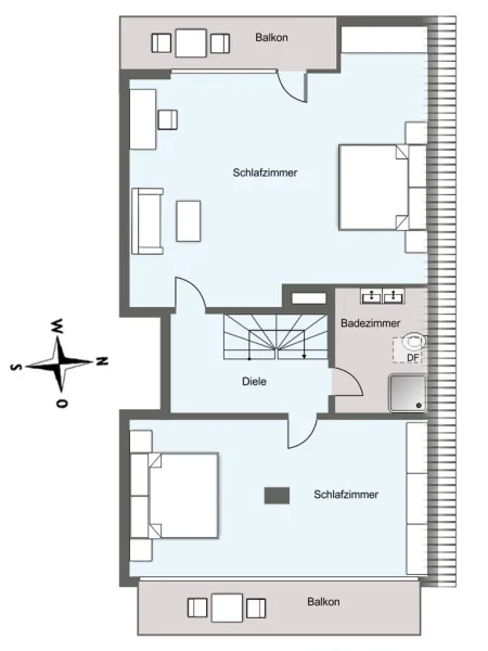 Grundriss Dachgeschoss