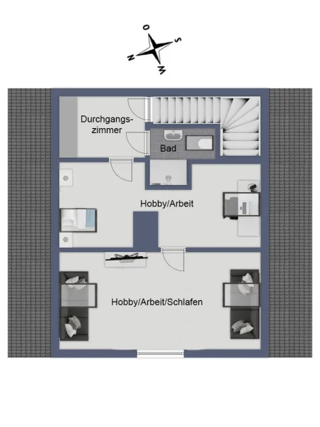 Grundriss Dachgeschoss