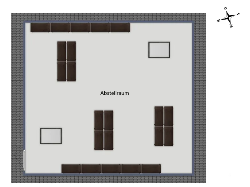 Grundriss Obergeschoss Scheune