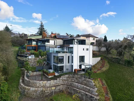 TOP Architektur - Haus kaufen in Kleinostheim - Bauhaus-Hälfte allererster Güte in allerbester Lage