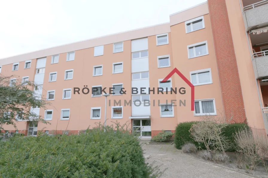 Frontansicht - Wohnung kaufen in Bremen - Geräumige 3 Zimmer Wohnung in gepflegter Anlage in Bremen-Gröpelingen!