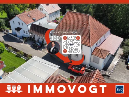 Titelbild - Haus kaufen in Bad Kreuznach - KOMPLETT VERMIETETES UND GEPFLEGTES MFH MIT 4 WOHNEINHEITEN AN DER ELLERBACH | ZENTRALE STADTLAGE