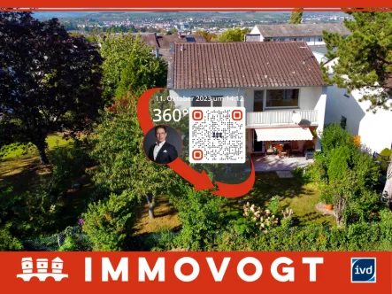 Titelbild - Haus kaufen in Bad Kreuznach - GRUNDSOLIDES ZWEIFAMILIENHAUS IN ABSOLUT RUHIGER CITYLAGE | EG VERMIETET | GARAGE | TRAUMGARTEN |