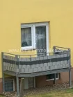 Balkon Wohnung 3, vermietet