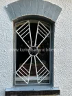 Detail Fenstergitter mit Eselchen