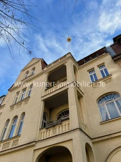 Hausansicht - Wohnung kaufen in Halle - Paulusviertel-nahe Pauluskirche: 6-Zimmer-Wohnung mit 193.26 m² Wfl. im 2.OG-Balkon, Loggia, 2 Bäder