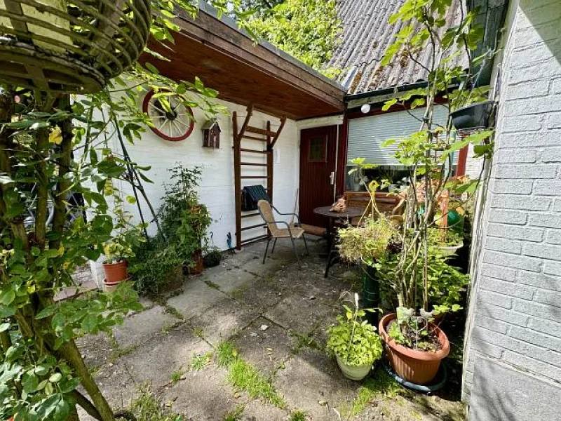 Terrasse vor dem Schlafzimmer