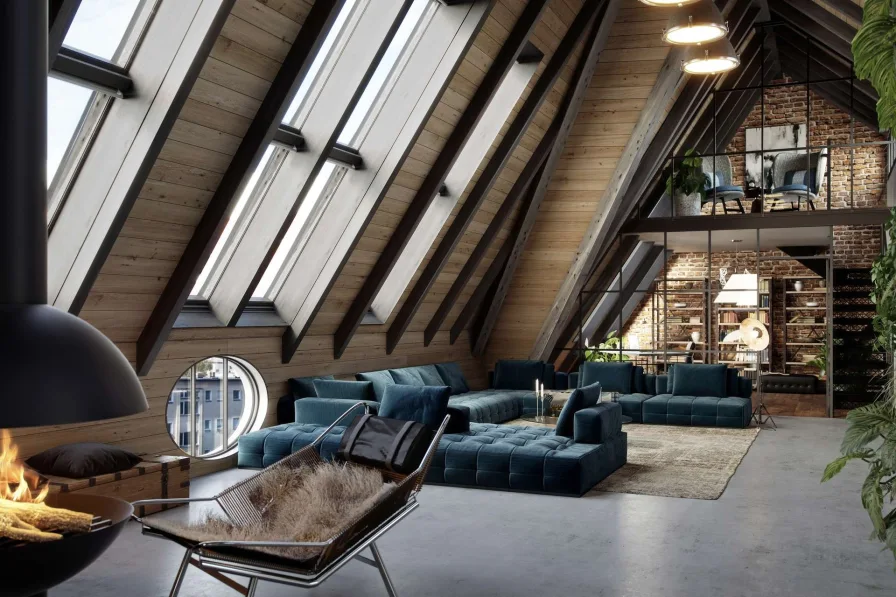 Wohnen - Wohnung kaufen in Berlin - Innenstadtlage: Luxus Penthouse by Swen Burgheim