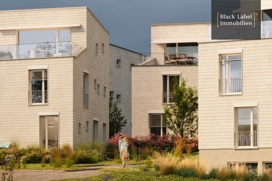 Aussenansicht - Wohnung kaufen in Göhren - Nachhaltiges Inselleben: Moderne Neubauwohnung auf Deutschlands größter Ferieninsel