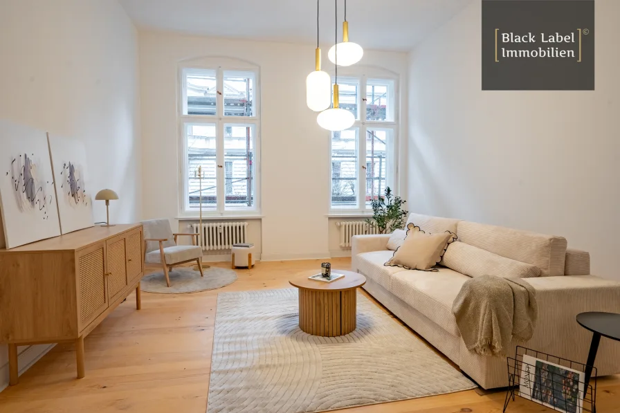 Wohnen Beispiel - Wohnung kaufen in Berlin - Liebevoll sanierte 4 Zimmer Wohnung in den Riehmers Hofgärten - Kreuzberg