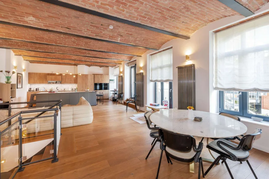 Wohnen - Wohnung kaufen in Berlin - Fulminante Loft Maisonette Gartenwohnung zwischen Kreuzberg und Mitte