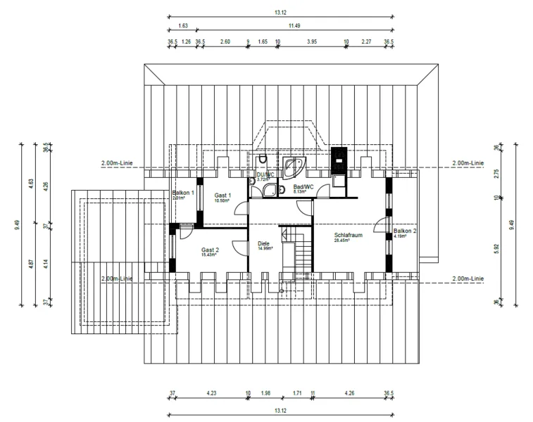 Grundriss Dachgeschoss