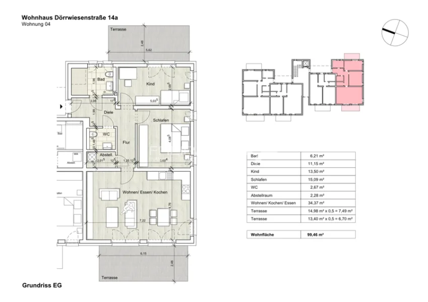 Grundriss WE 04