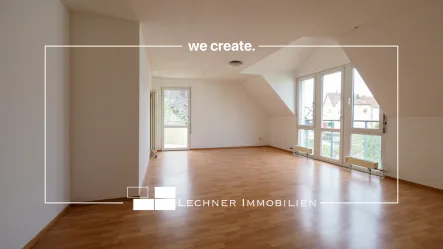 Wohnzimmer - Wohnung kaufen in Rechberghausen - Zentrale Maisonette-Wohnung in Rechberghausen