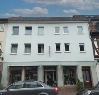 Vorderansicht - Haus kaufen in Miltenberg - Wohn- und Geschäftshaus: Wohnen und Arbeiten vereinen in der Perle des Mains