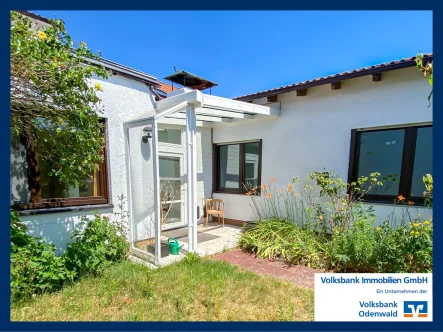 Titelbild - Haus kaufen in Reinheim - Wohlfühlen garantiert: Familientraum mit Schwimmbad und Dachterrasse in Reinheim/ Georgenhausen!