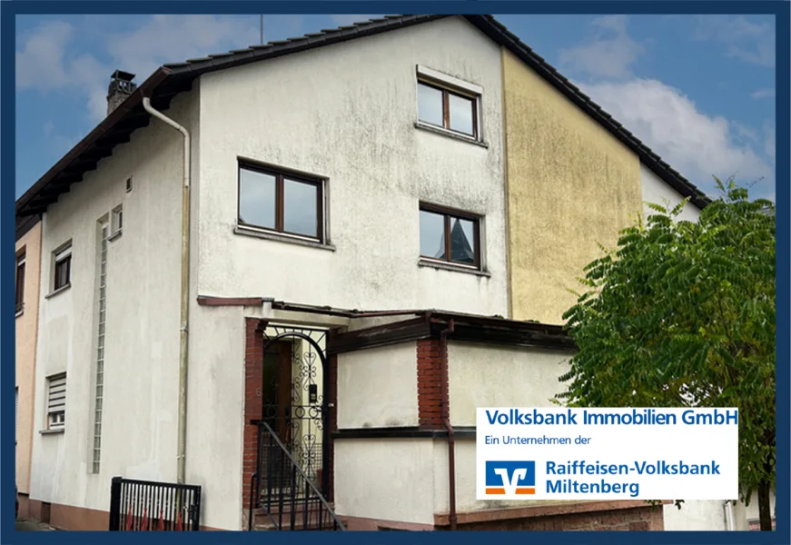  - Haus kaufen in Kirchzell - Sanierungsbedürftiges Wohn- und Geschäftshaus mit zwei Wohneinheiten und Geschäftsfläche
