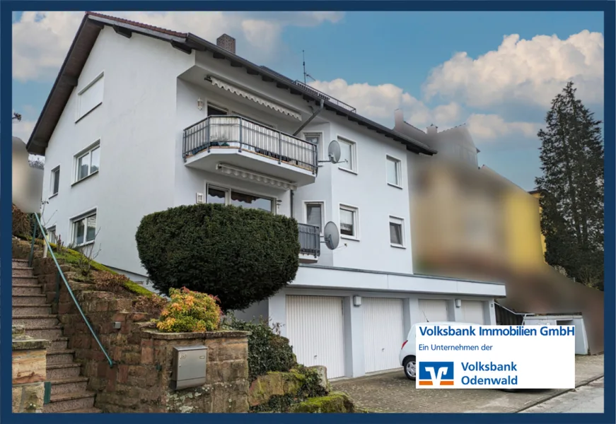 Titelbild - Wohnung kaufen in Neckarsteinach - Tolle 4-Zimmer-ETW mit Burgblick vor den Toren Heidelbergs!